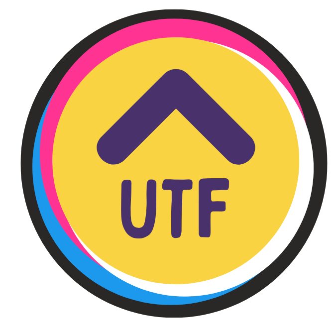 Uplifting Trans Fund Logo - White